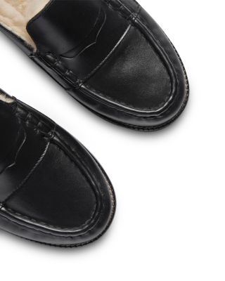 Women&#39;s Temi Shearling Lined Mule Flats