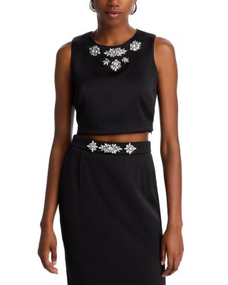 Generation Love - Embellished Cropped Top