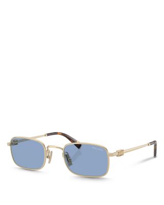 Miu Miu - Regarde Rectangle Sunglasses, 49mm