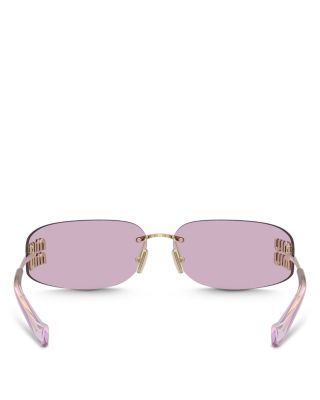 Rectangle Sunglasses, 75mm