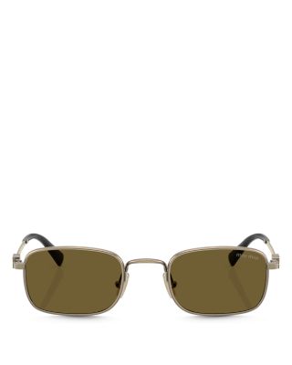 Regarde Rectangle Sunglasses, 49mm
