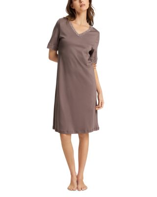 Hanro Moments Short Sleeve Nightgown