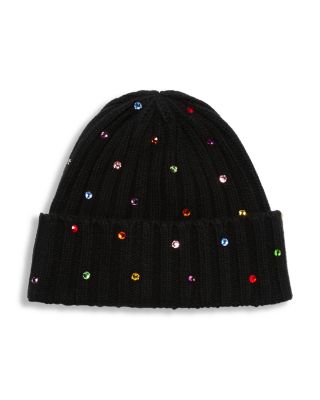 Carolyn Rowan Accessories Ribbed Cashmere Beanie