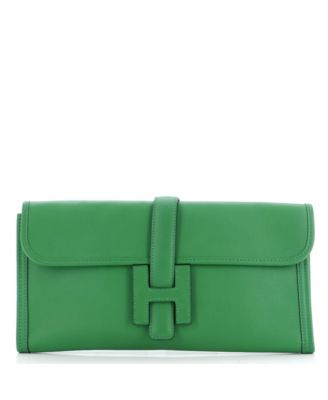Pre-Owned Hermes 29 Jige Elan Clutch Swift