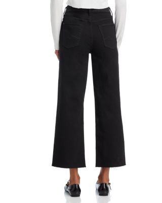 Alexa High Rise Cropped Jeans in Black