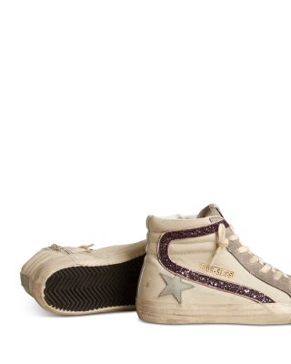 Women's Slide Classic Star & Glitter Wave High Top Sneakers