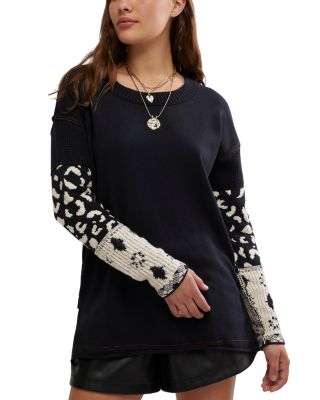 Free People - Tiger Style Cuff Tee
