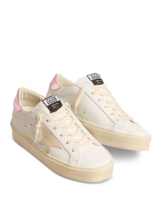 Women's Hi Star Almond Toe Star Patch Platform Sneakers