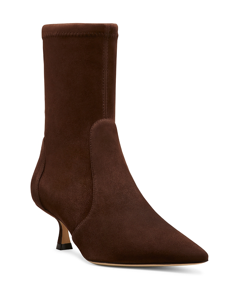 Stuart Weitzman Women's Naomi 50 Booties In Walnut