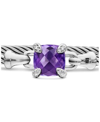 Chatelaine&reg; Bracelet with Amethyst and Diamonds