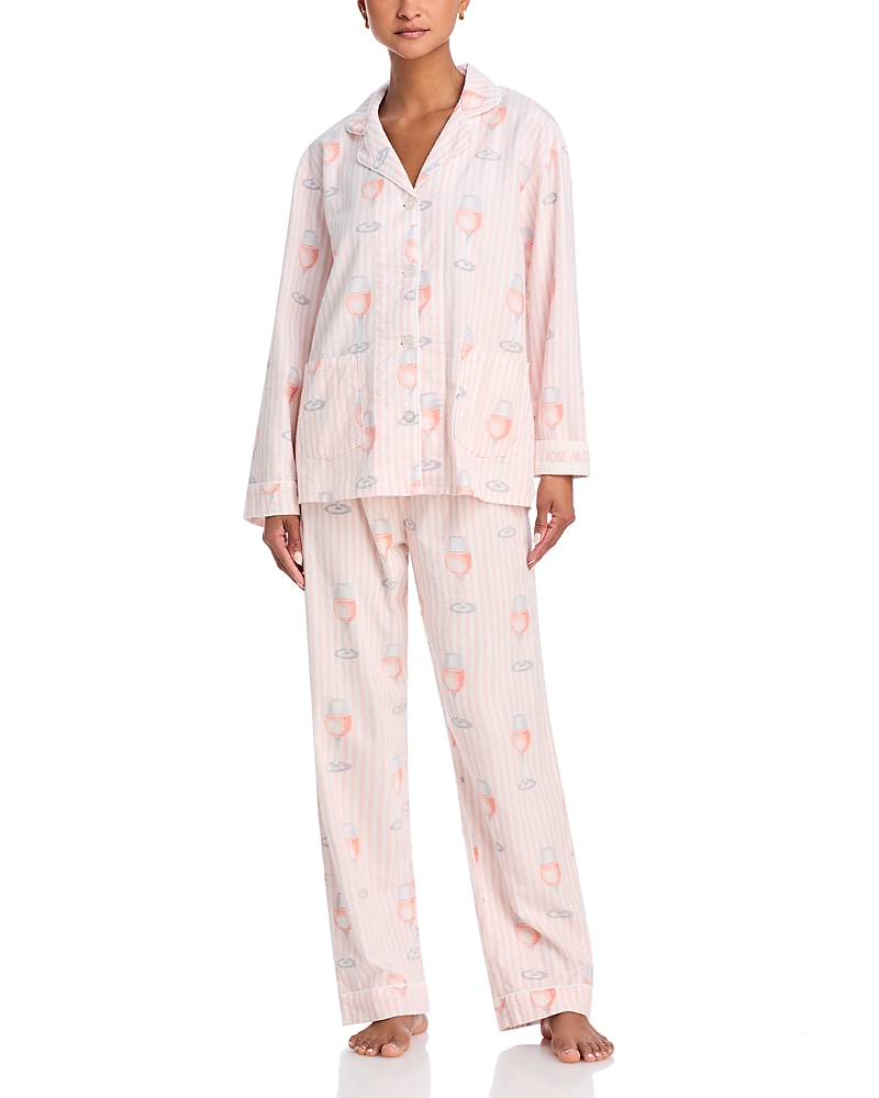 Pj Salvage Flannel Pj Set Pink Mist In Pink Mist