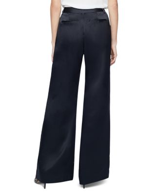 Pilar Wide Leg Silk Pants