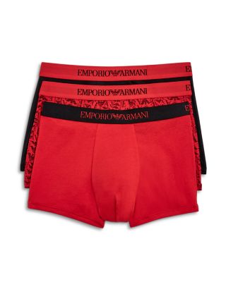 Emporio Armani Pure Cotton Trunks, Pack of 3