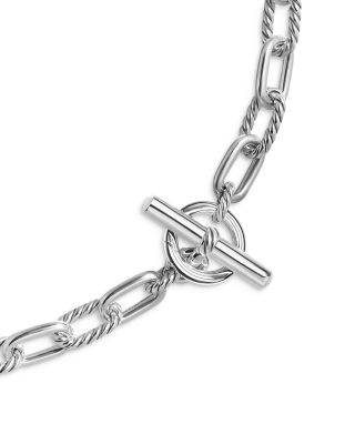 DY Madison&reg; Toggle Chain Necklace in Sterling Silver, 8.5mm