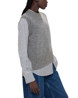 Wool Sleeveless Tank Sweater