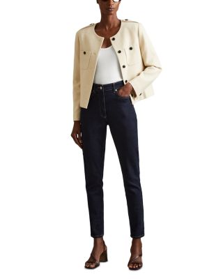 Hattie High Rise Skinny Jeans in Dark Blue