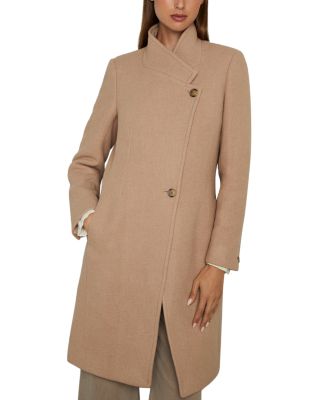 REISS - Maude Wool-Blend Longline Double-Breasted Coat