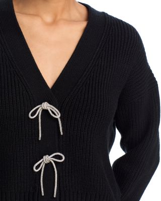 Babysoft Sparkly Bow Embellished Cardigan