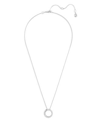 Dextera Pav&eacute; Pendant Necklace, 19.75"