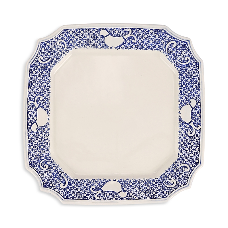 Vietri Uccello Blu Salad Plate In Light/pastel