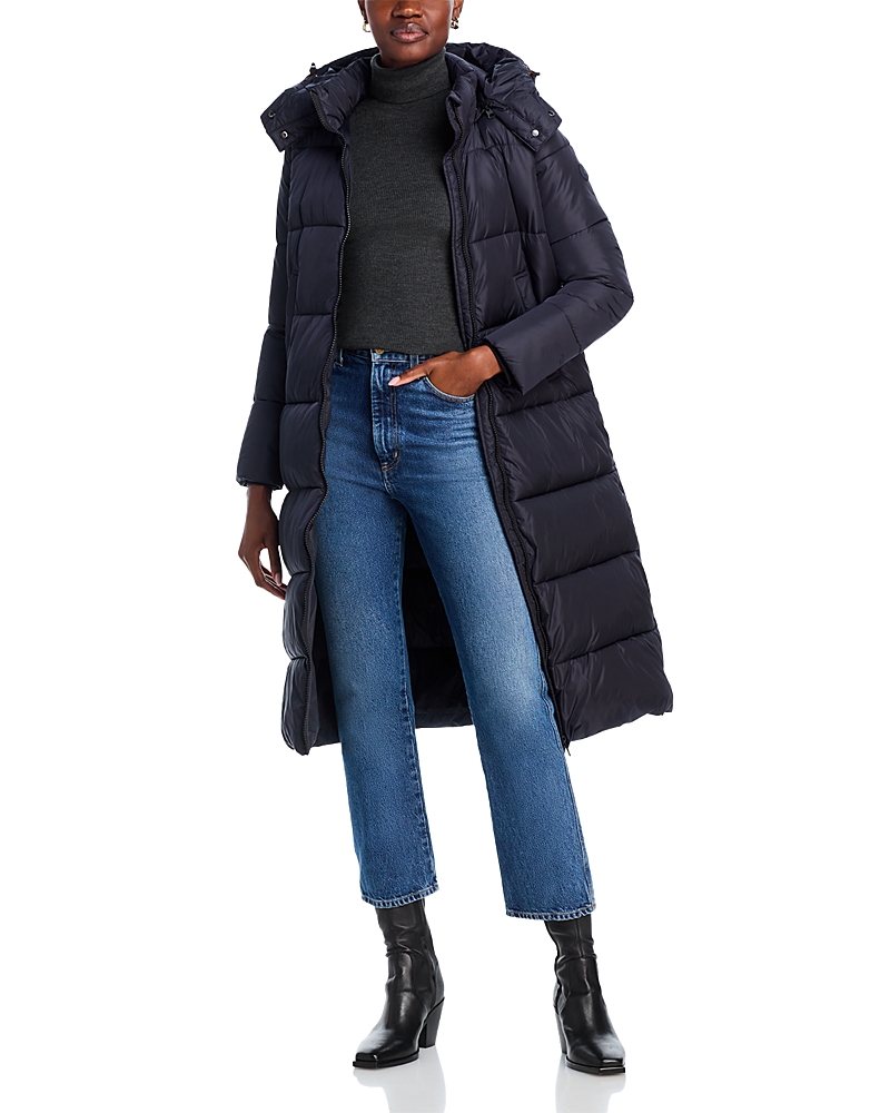 Save The Duck Colette Quilted Coat In Black