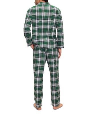 2-Pc. Cotton Brushed Flannel Pajama Set