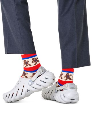 Gingerbread Stripe Crew Socks