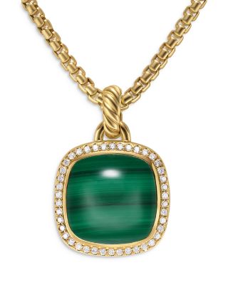 Albion&reg; Pendant in 18K Yellow Gold with Gemstones and Diamonds, 15mm