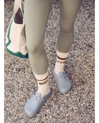 Women's Boston Slip On Buckled Strap Clogs
