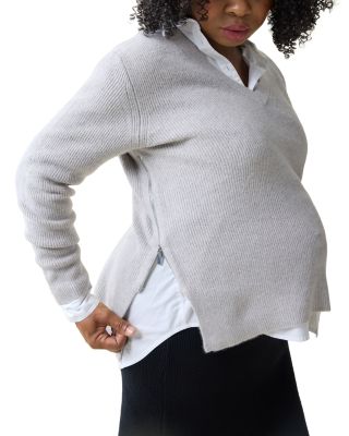 Ingrid & Isabel - Maternity Side Zip Sweater