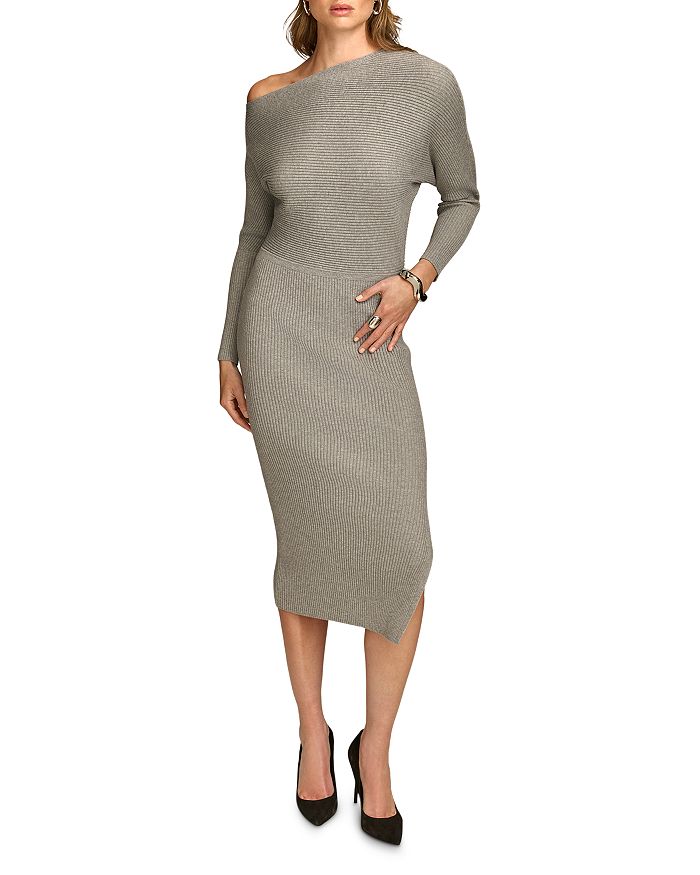 Donna Karan Sweater Dress Shrug Donna Karan Sheath Sweater Dress Winter  Luxe One