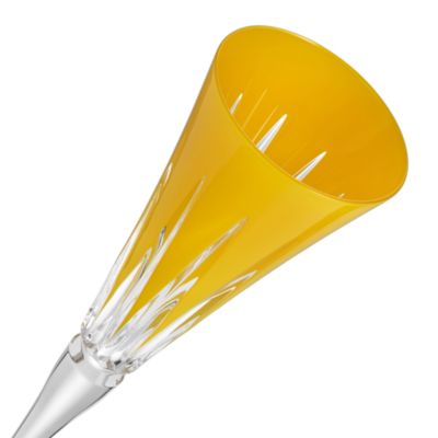 New Year Firework Champagne Flute Glasses, Set of 6 Mixed