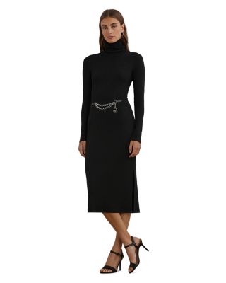 Ralph Lauren - Rib Knit Turtleneck Dress