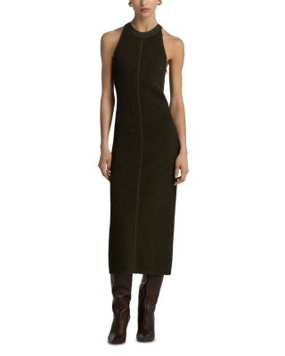 St. John - Mesh Knit Midi Dress