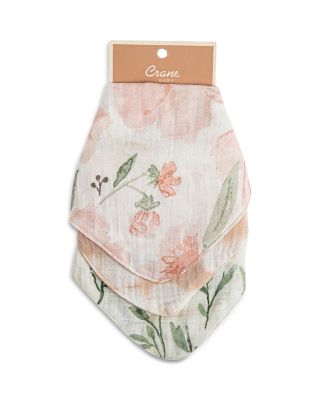 Parker Floral Muslin Bib Set, 3 Pack - Ages 0-36 Months