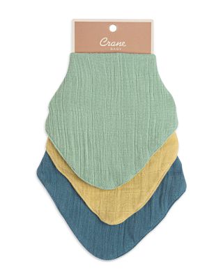 Kaleidoscope Muslin Bib Set, 3 Pack - Ages 0-36 Months