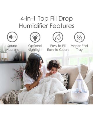 Drop 2.0 4 in 1 Cool Mist Humidifier with Aroma Tray & Sound Machine