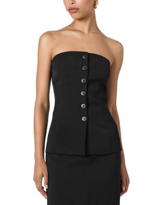 FRENCH CONNECTION - Harry Suiting Strapless Top