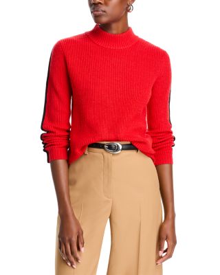 T Tahari - Mock Neck Ribbed Sweater