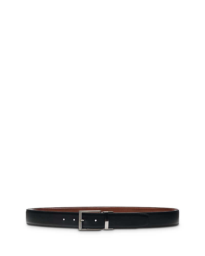 Magnanni Lados Reversible Leather Belt In Cognac