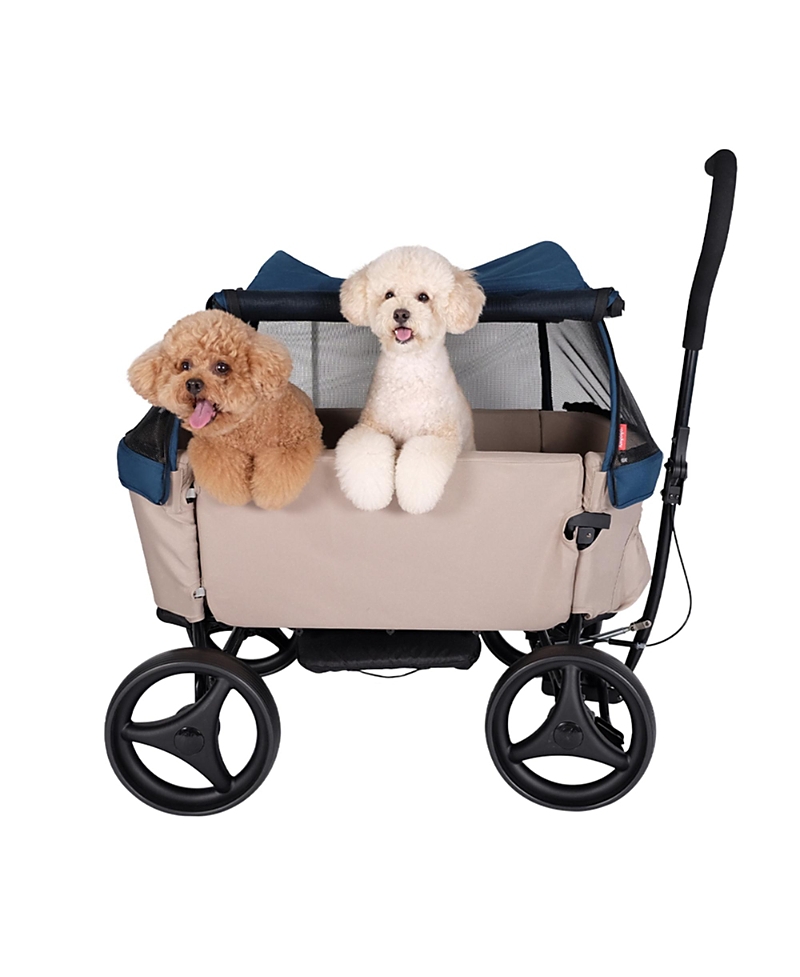 Ibiyaya Noah All-Around Dog Wagon Stroller, 4-Wheel Pet Stroller