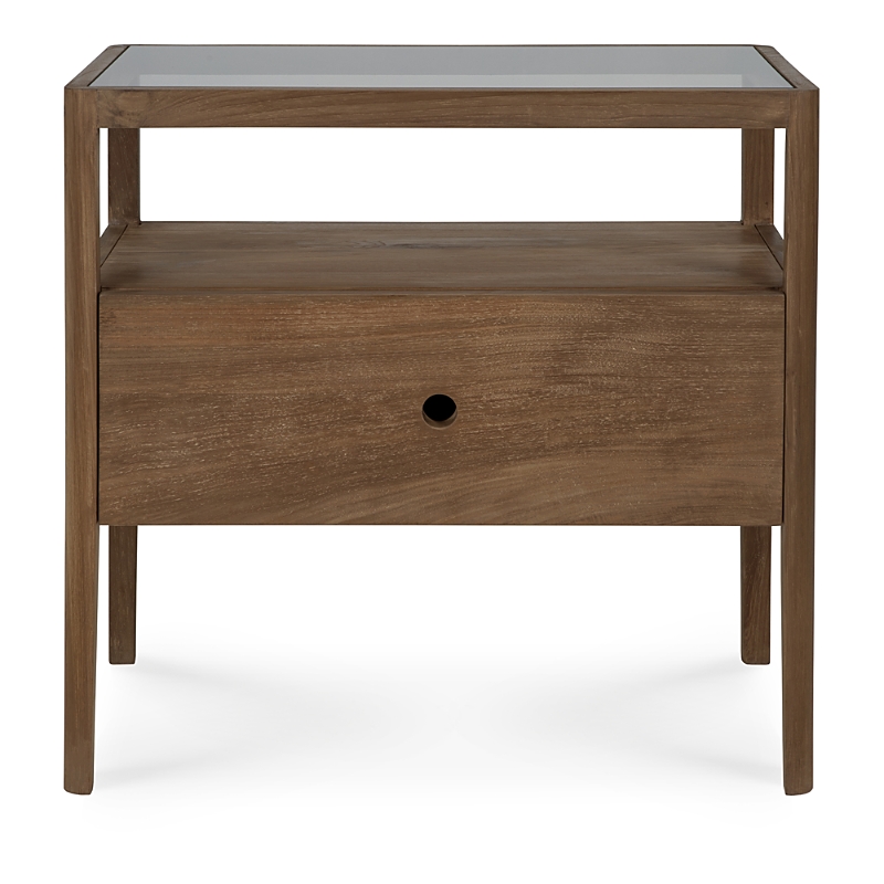 Ethnicraft Spindle Bedside Table In Reclaimed Teak