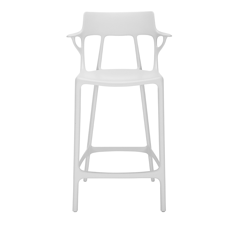 Shop Kartell A. I. Stool In White