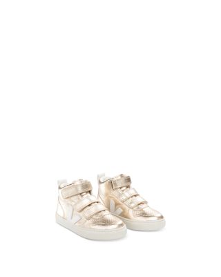 VEJA - Unisex V-10 Mid Top Sneakers - Toddler, Little Kid