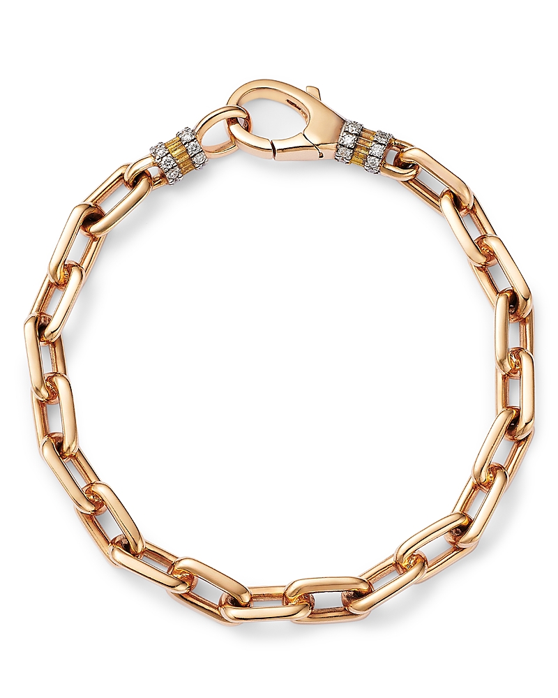 Walters Faith 18K Rose Gold Diamond Chain Link Bracelet