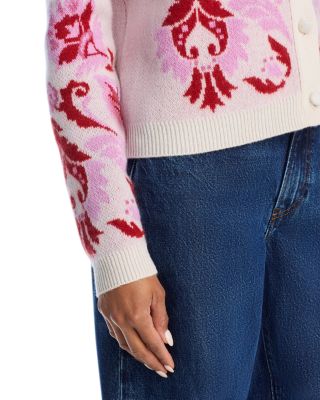 100% Cashmere Spring Novelty Cardigan - Exclusive