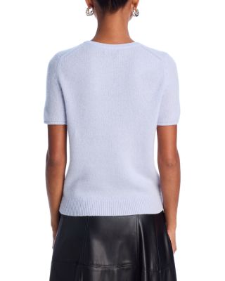 Short Sleeve Cashmere Shell Top - Exclusive
