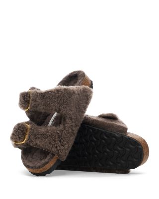 Women's Arizona Big Buckle Shearling Slide Sandals