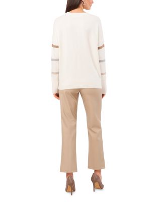 Sequinned Striped Sweater