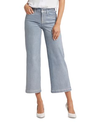 NYDJ - Teresa High Rise Ankle Wide Leg Jeans in Sparkling Lights